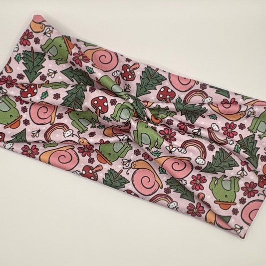 Turban- Spring Frogs and Snails
