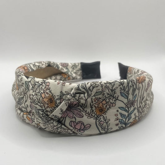 Hard Headband 1.5 Inch- Wildflower