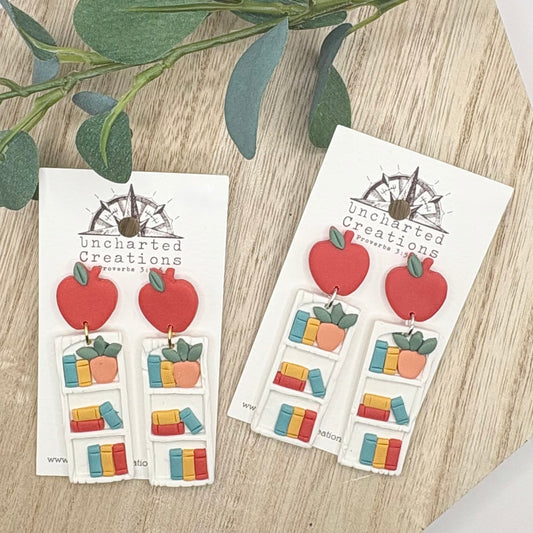 Earring- Teacher Bookshelves