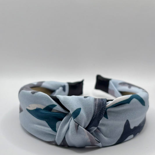 Hard Headband 1.5 Inch- Sharks