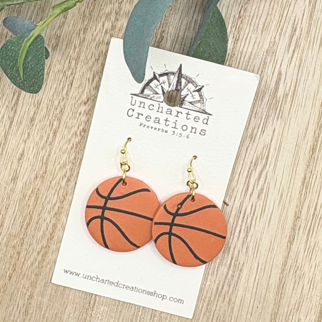Earring- Basketball