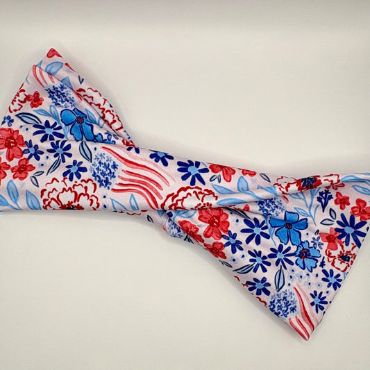 Twistedwide- Red, White, and Floral