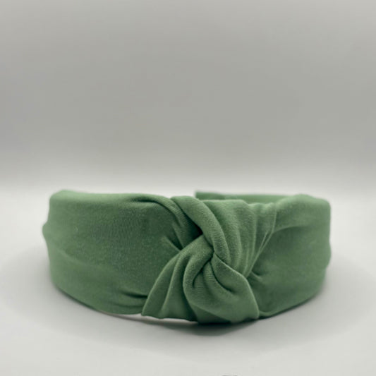 Hard Headband 1.5 Inch- Light Sage Green