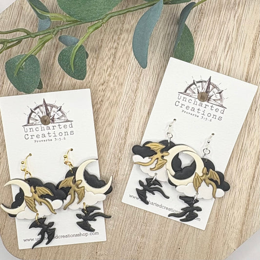 Earring- Flying Dragons