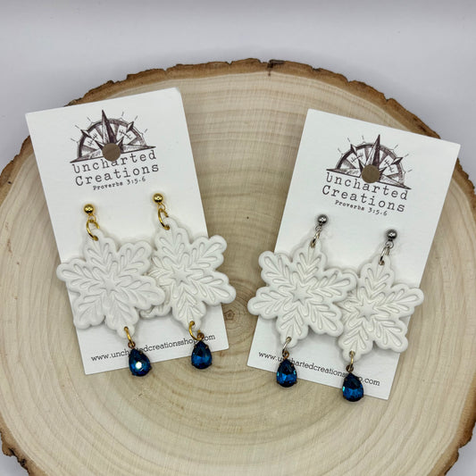 Earring- Snowflake Statement