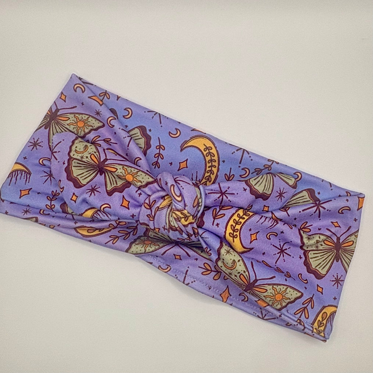 Tie- Purple Luna Moths