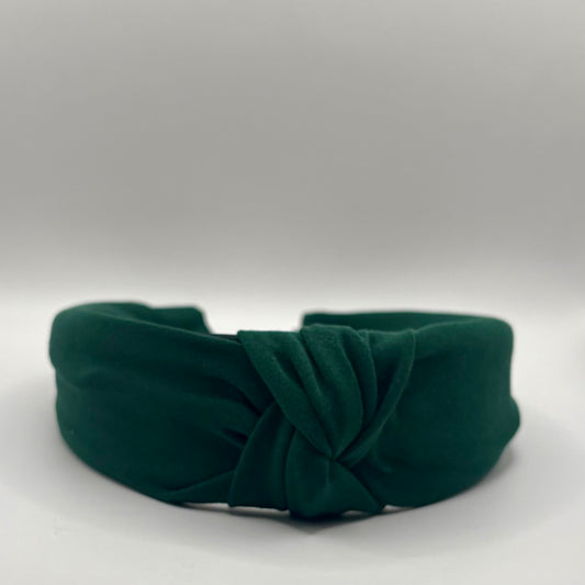 Hard Headband 1.5 Inch- Evergreen