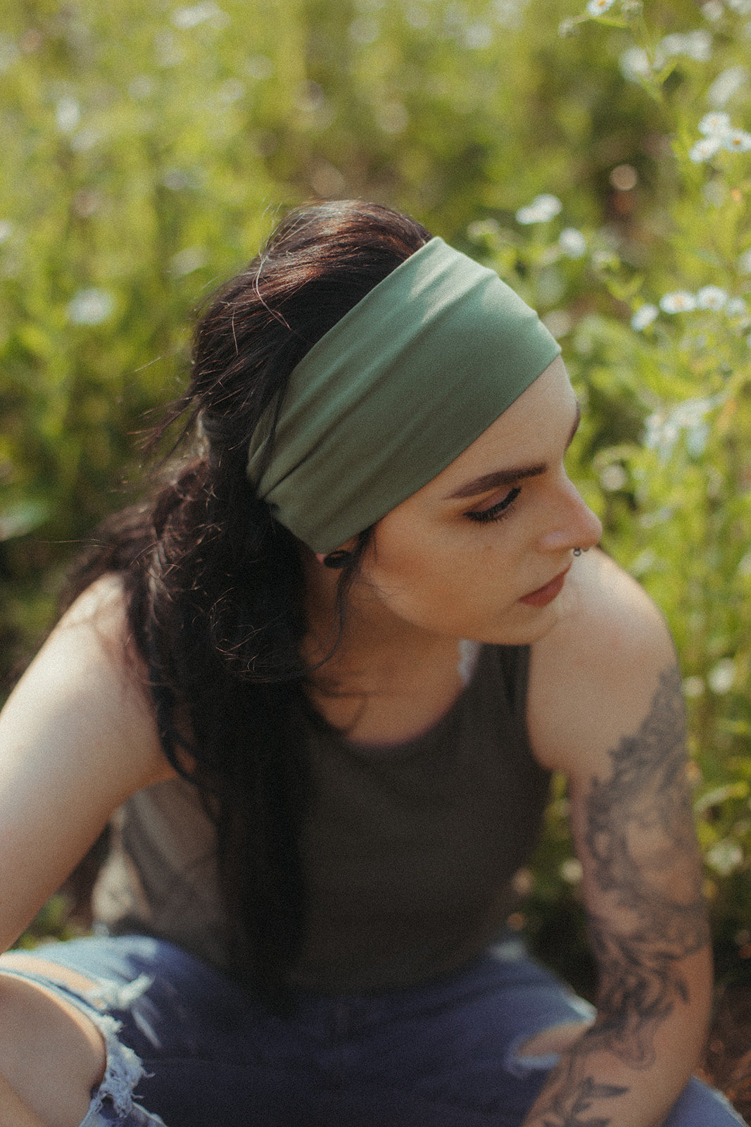 Turban- Evergreen Waffle- Cozy Collection