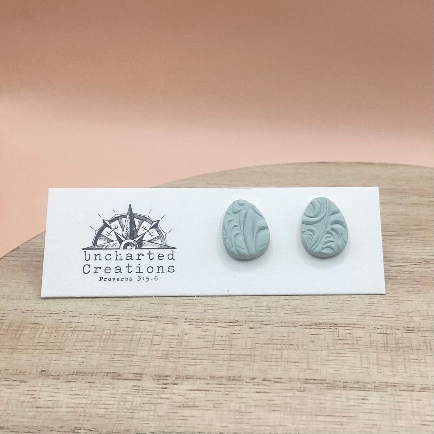 Stud- Pale Blue Easter Egg