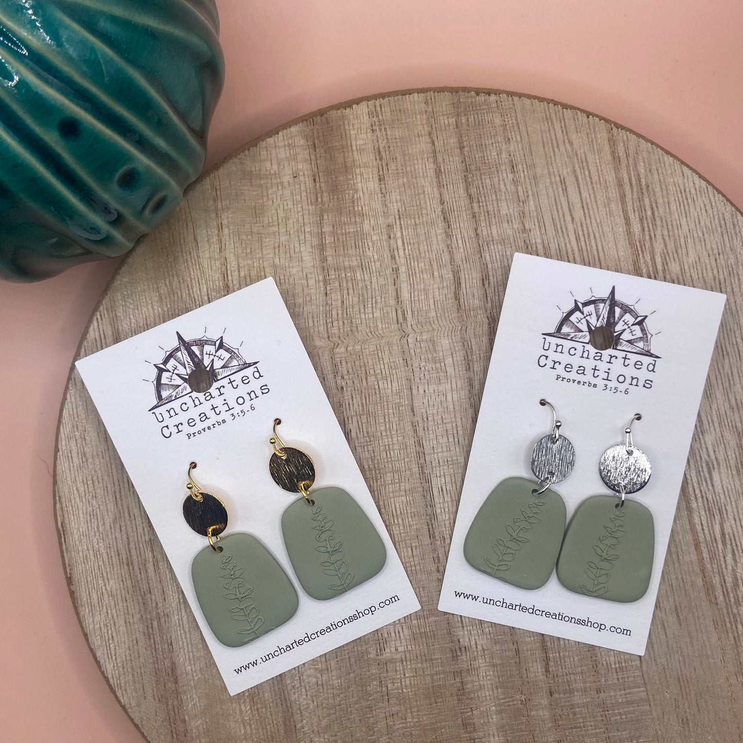 Earrings- Sage Eucalyptus