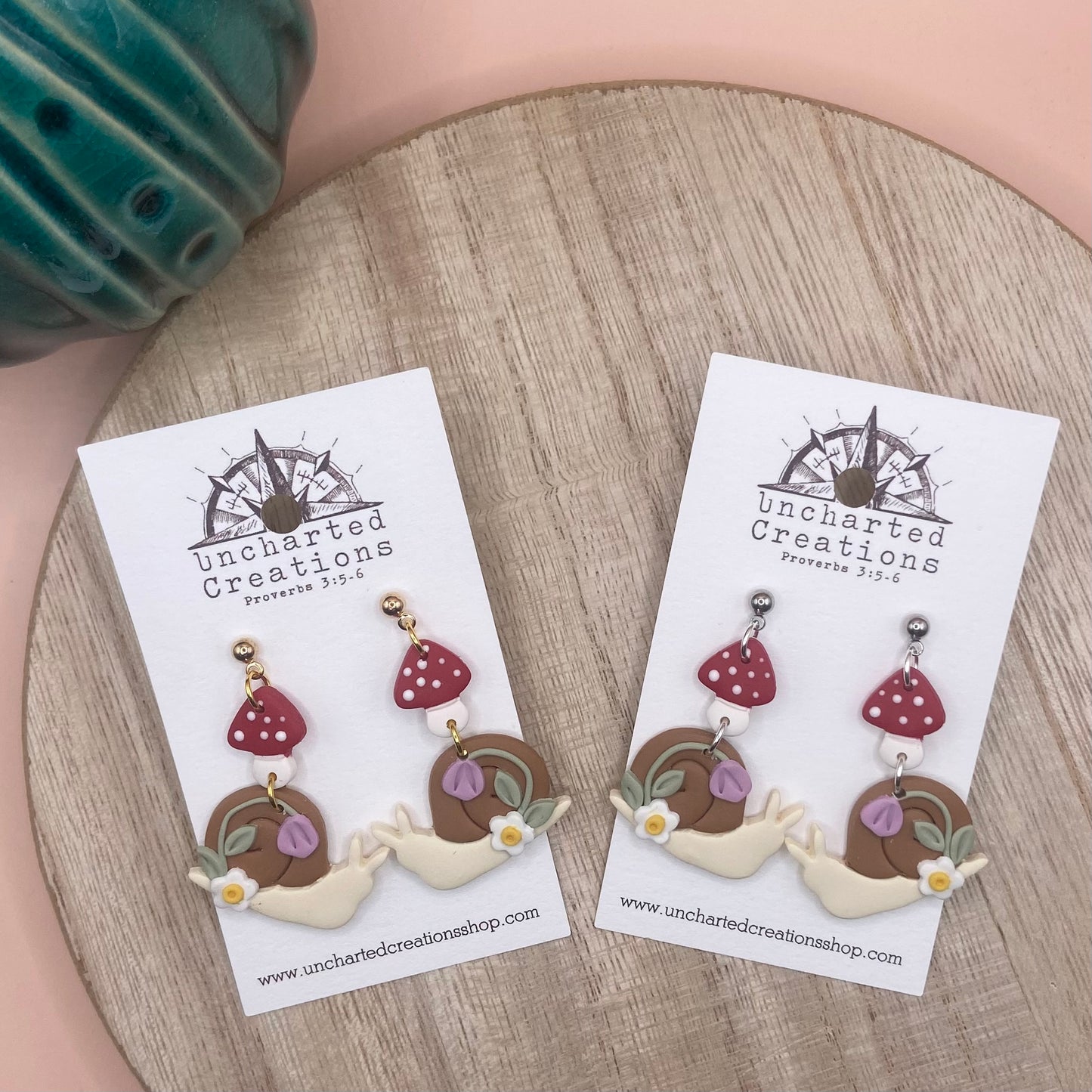 Earrings- Cottage Snails