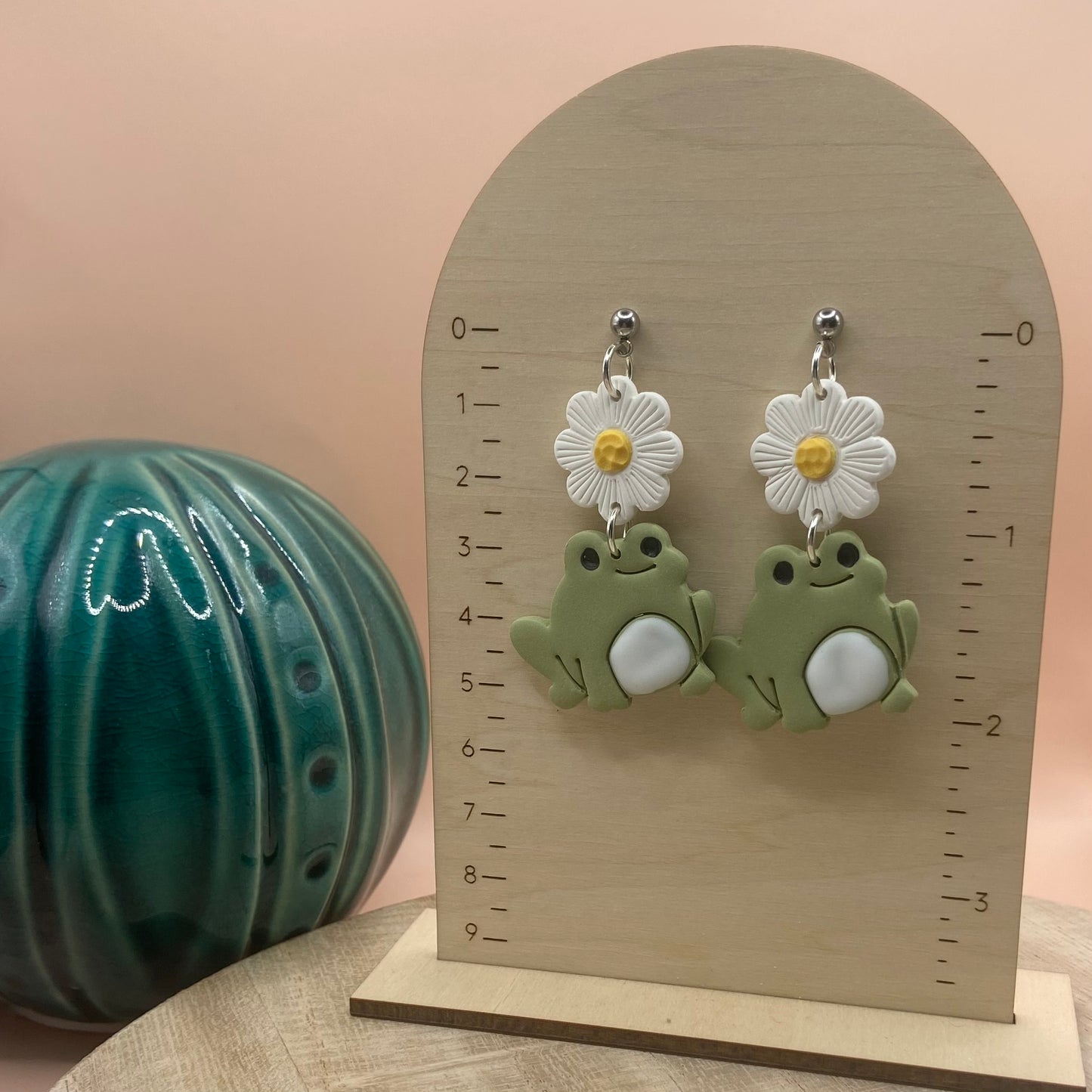 Earrings- Daisy Frogs