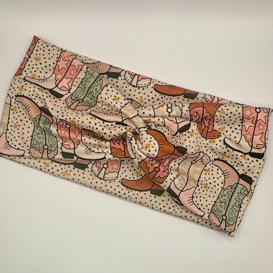 Turban- Cowgirl Boots